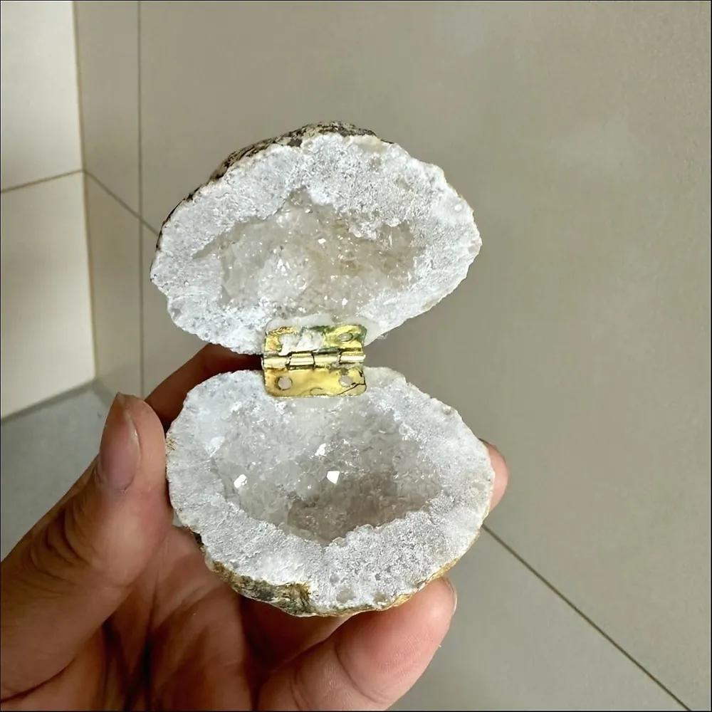 Moroccan crystal ring box 5-6cm