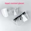 Black Frame Butterfly Face Shield Goggles - Anti-Sand & Splash, Clear Protection