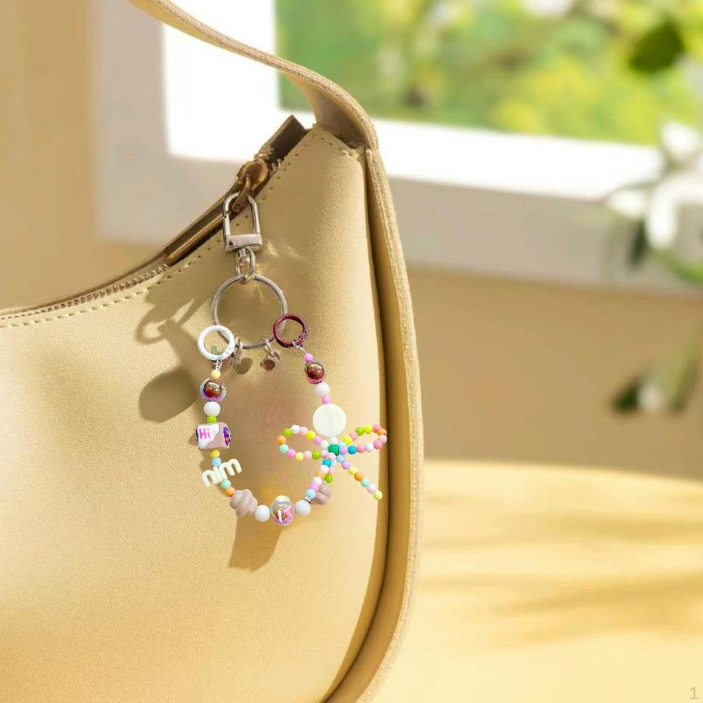 Beaded Keychain Beads Keyring for Party Tote Bag Anniversary