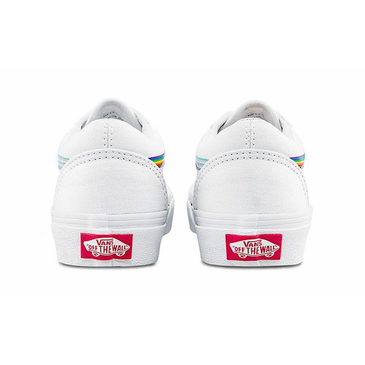 Vans Old Skool Casual Fashion Low Top Kids Skate Shoes Kids Sneakers White Blue VN0A7Q5FB5U