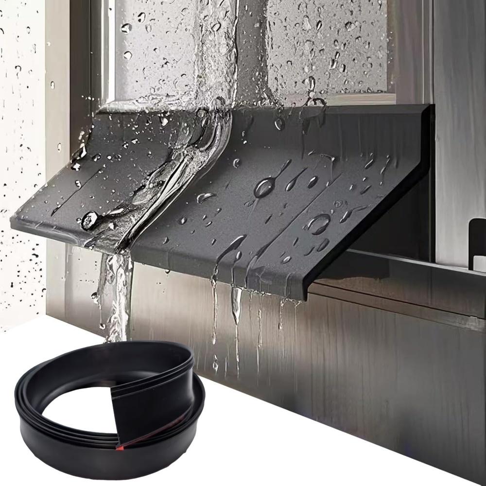 1ks 43mm/50mm Univerzální samolepicí těsnicí lišta na okna a dveře Těsnění proti průvanu Gumová těsnicí lišta Zvukotěsná Větruodolná Voděodolná Mezera