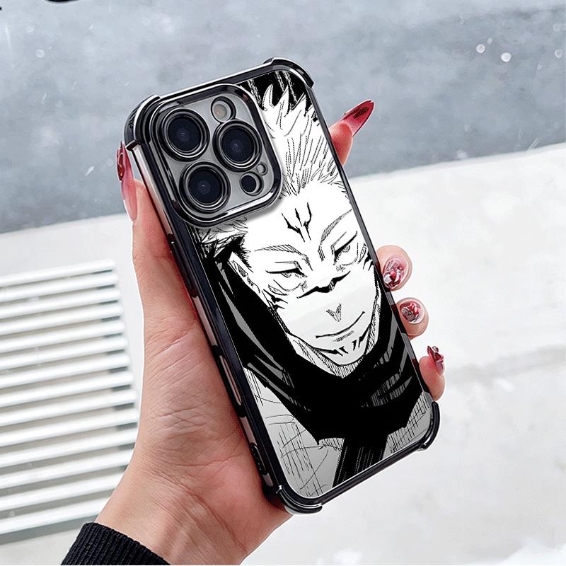 Cool Black JUJUSU Anime Soft Phone Case For Xiaomi Poco X7 X8 Pro Max X6 X5 X3 F8 Ultra F7 M8 M7 M5S Redmi 15C 15A 15 14C 13C 12