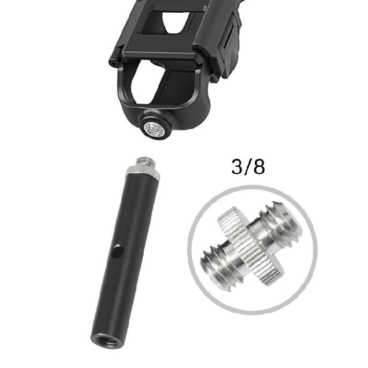 15mm Aluminiumlegierung Stativ-Verlängerungsadapter 3/8 Zoll Innengewinde auf Außengewinde für Kamerahalterungen Fotozubehör