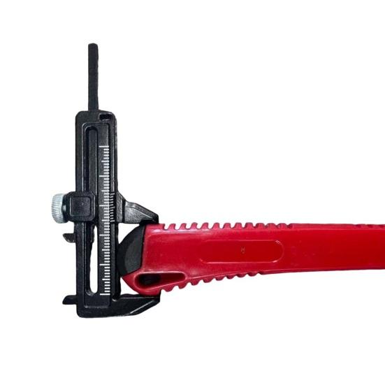 Vernier Caliper Ruler Rust-Resistant Pocket Caliper Metal Measuring Tool with Millimeter Graduations
