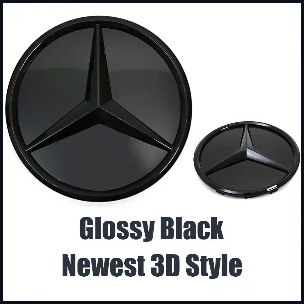 Hot Car Sticker Newest 3D Front Grill Star Emblem For Mercedes Benz GLE-Class W166 2016-2019 GLE350 GLE350d GLE400 GLE450 GLE500