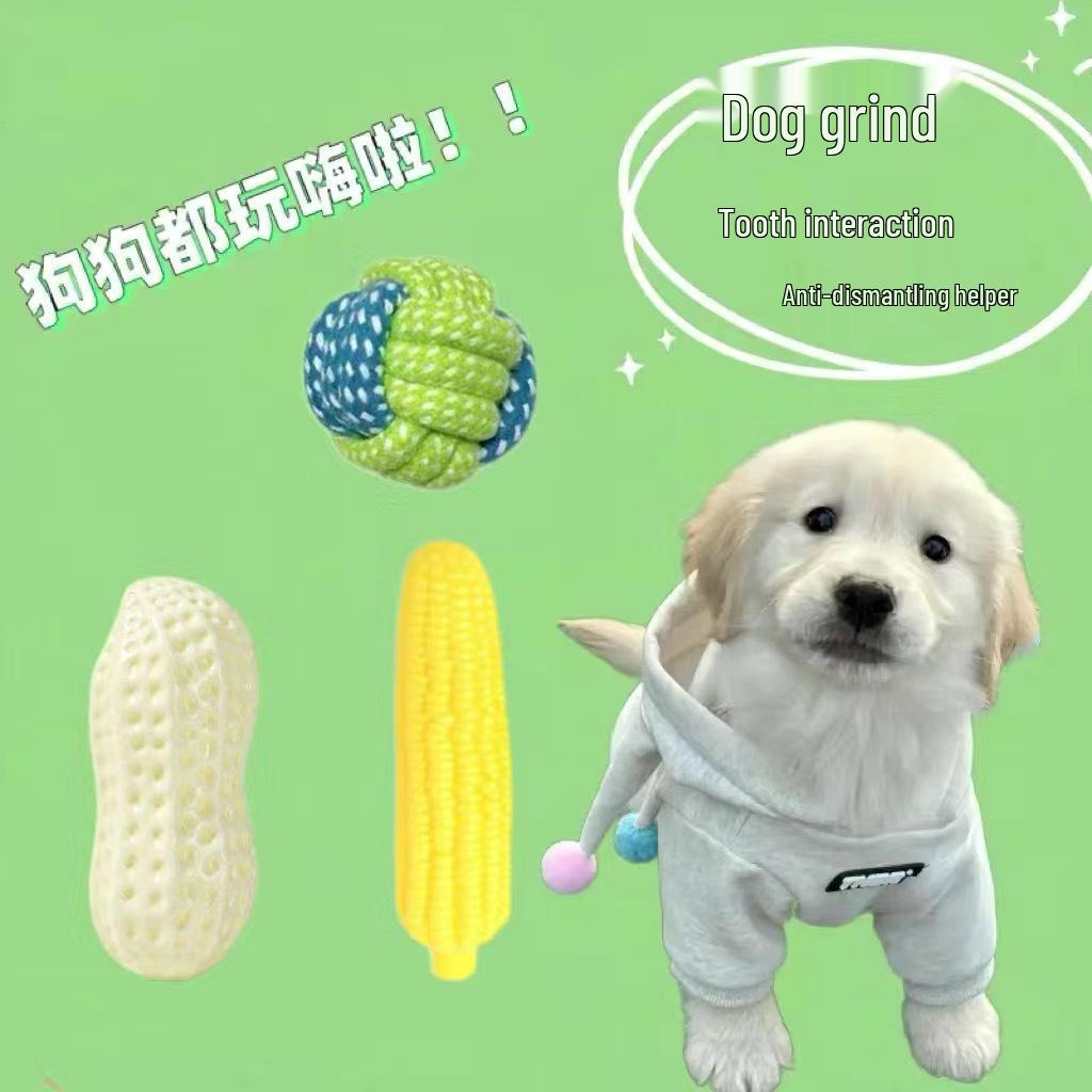 Durable Cotton Rope Frisbee Toy Set for Small To Medium Dogs