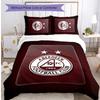 Set Biancheria da Letto Stampato Aberdeen FC 3 Pezzi Copripiumino Traspirante con Federe Biancheria da Letto Decorativa per Camera da Letto Casa