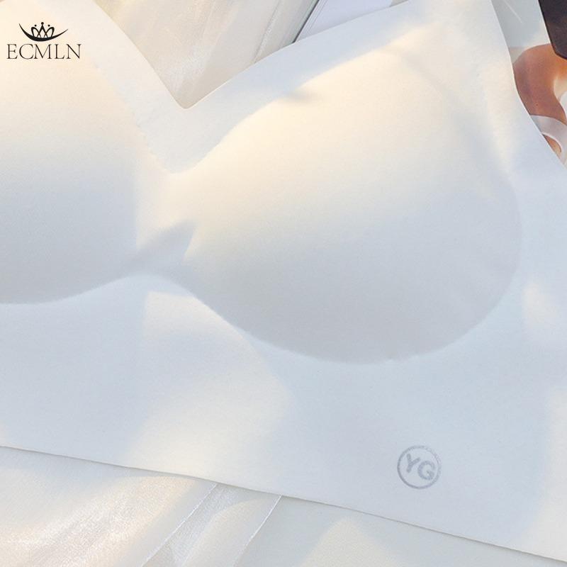Sexy Push-up Bra Thin U-shaped Beautiful Back Top Seamless Bra Backless Invisible No-wire Bra Top
