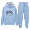 Europäische und amerikanische Herrenmode Frühling und Herbst Kapuzenpullover einfarbig Pullover-Anzug Herren Sport- und Freizeitanzug Herren-Kapuzenpullover
