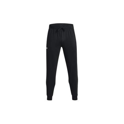 Pantalon Décontracté à Jambe Droite avec Cordon de Serrage Couleur Unie Homme Bas Noir 1379774-001