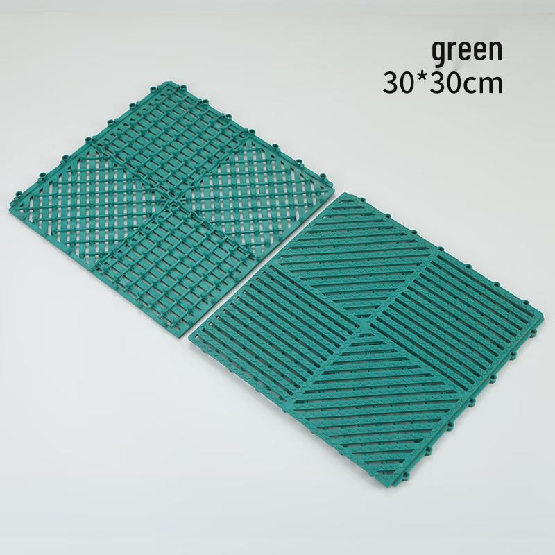 

Beirong Green Non-Slip Drainage Mat (10-Pack)