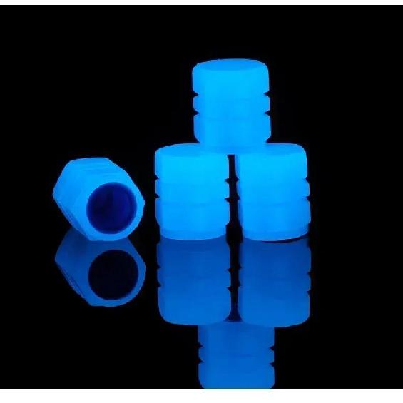 1-20PCS Luminous Car Tire Valve Cap Fluorescent Night Glowing Decor Motorcycle Bike Wheel Nozzle Dustproof Tyre Valve Stem Caps Valve Stems 1