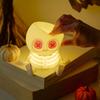 Skull Silicone Night Light with USB Charging Cute Spooky Bedside Lamp for Kids 2-Level Dimmable Soft Squeezable Fun Sensory Toy Lamp for Boys Girls