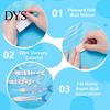 Decorative Fish Scale Wall Hangings 6Pcs/Set Wooden Decor, Beach House Decoration, Blue And White Wood Ornaments Coastal Art for Home Living