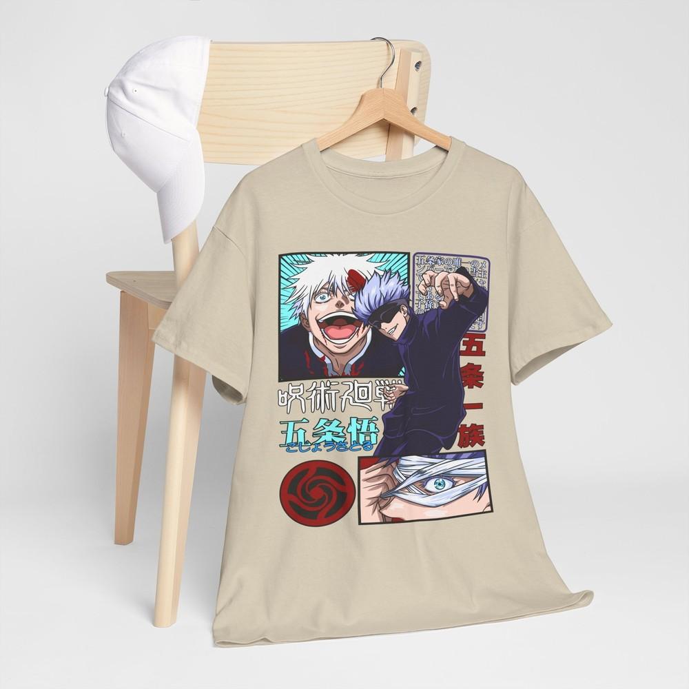 

Футболка Годжо Сатору Аниме Магия Битвы Ужасы Смешной Подарок Футболка Все Размеры XL