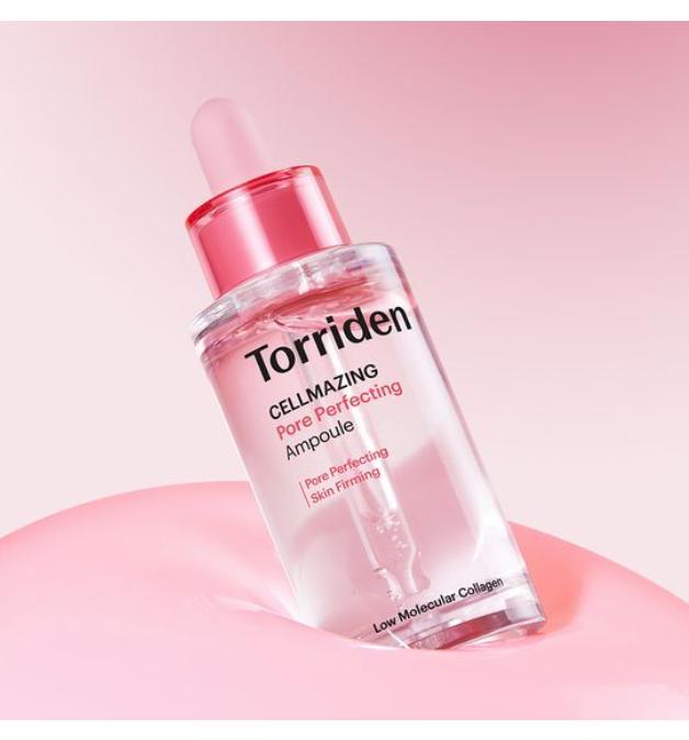 Torriden Cellmazing Collagen Pore & Elasticity Ampoule 30ml – Firming & Pore Care