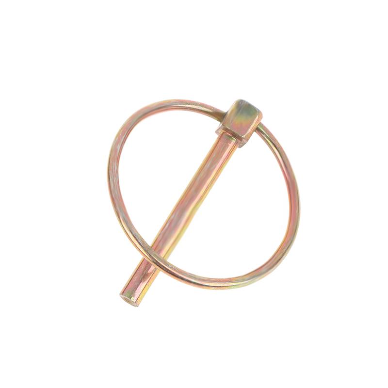 10/20/30 Pezzi 6*50mm Acciaio Spinotto di Sicurezza Robusto Gancio ad Anello per Rimorchio Trattore Bicicletta Passeggino Carico per Fattoria Prato Giardino Camion