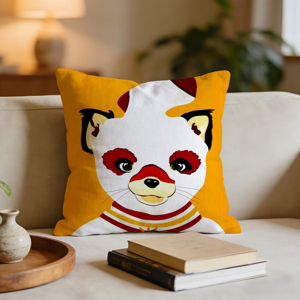 

Movie The Fantastic Mr Fox Cushion Cover Short plush pillowcase for bed sofa carwashable 30x30cm