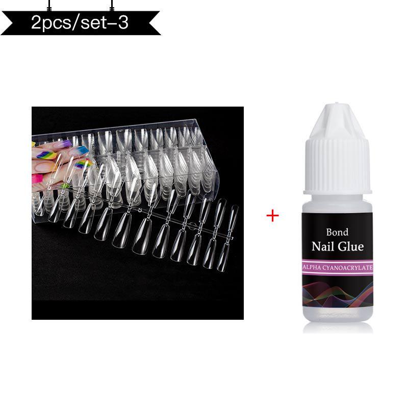 Colle pour Nail Art, 10g, avec adhésif pour faux ongles, outil de fausse pointe en acrylique, nouveauté