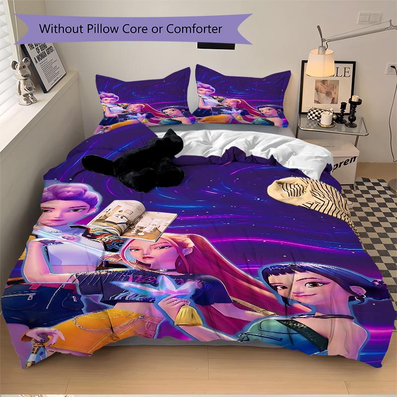 3Pcs Galactic Fashion Heroes Bedding Sets For All Sizes New 3D Printed Bed Cover Comforter Duvet Cover Pillowcase Bedroom Decoration