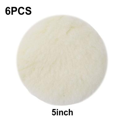 Set Buffing Pads Car Marine Automotive Polishing Washable Polisher 5inch Accessories Bonnet Buffing Wheel Pad Useful