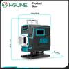 HGLINE 16 4D Lines Laser Level With APP Remote Control Selfleveling 360 Horizontal & Vertical Laser Level Construction Tool