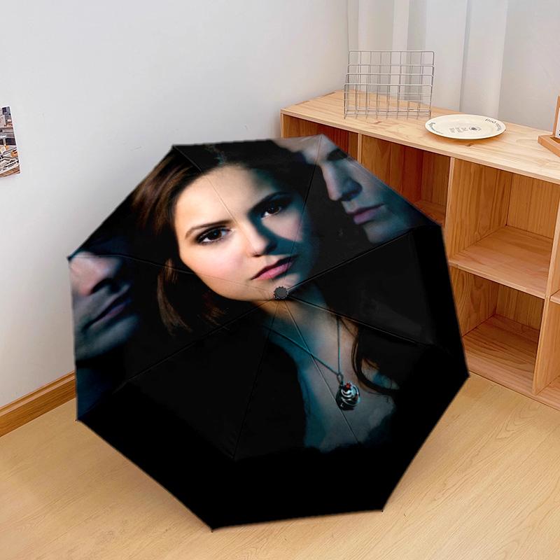 Twilight Saga Romance Automatic Umbrella - Suitable Travel Outdoor Portable Umbrella Birthday Gift Daily Essentials