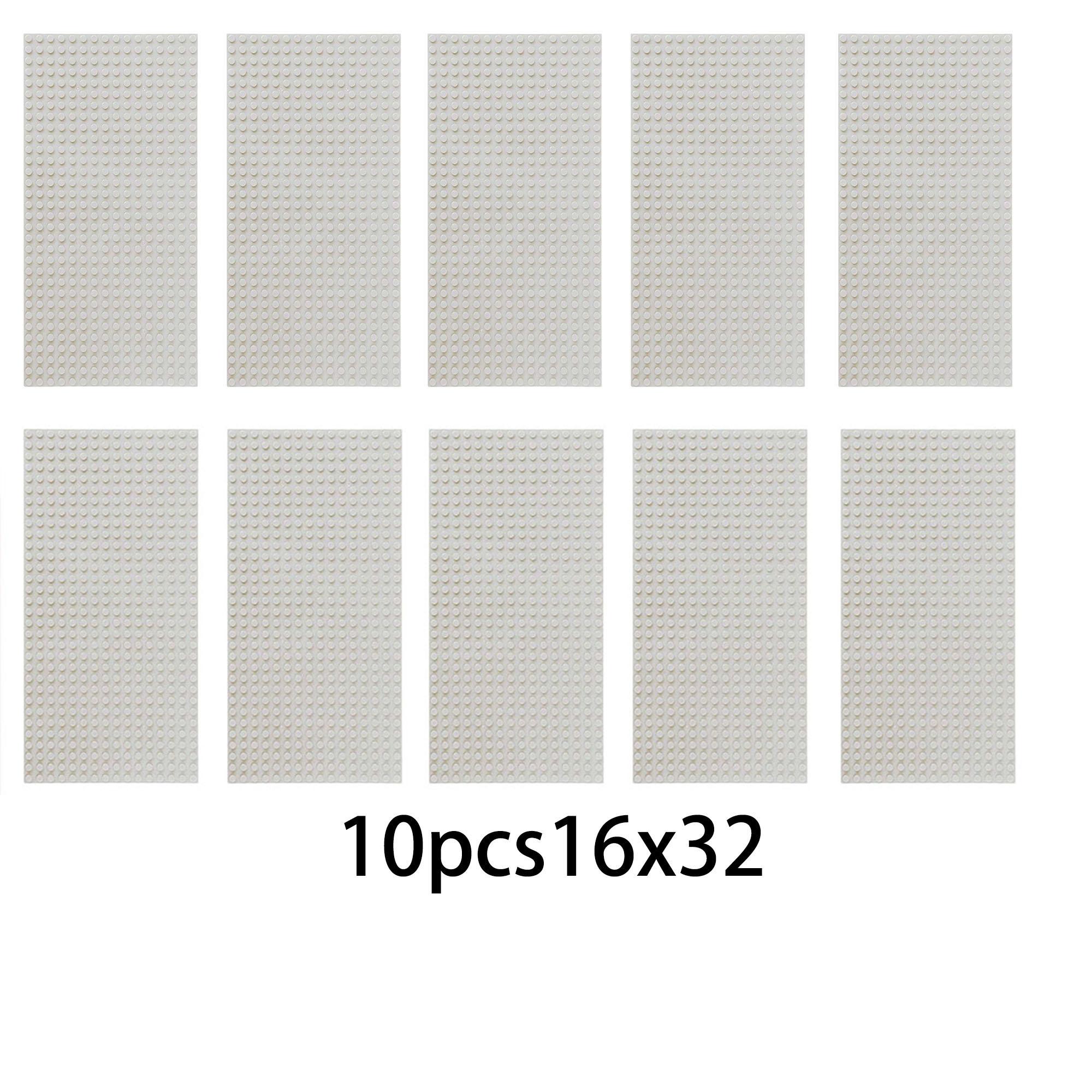 

Non-Toxic 16X32 10-Piece Diy Plastic Building Block Base Plate City-Scale Building Blocks Construction Blocks Action Figures Engineering1 10pcs16x32