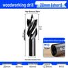 Dain High-Hardness Electric Wrench Woodworking Drill Bit Holder & Short Twist Drill Wood Hole Expander.