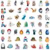 100Pcs Cartoon Bright Ghibli Hayao Miyazaki Stickers Totoro Elfs Decals For Phone Laptop Suitcase Notebook Waterproof Stickers