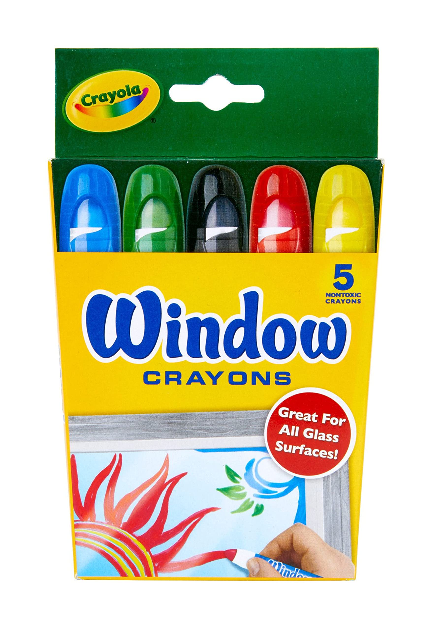 

Crayola Window 5 529765 Crayons, Colors, (Authentic Product)