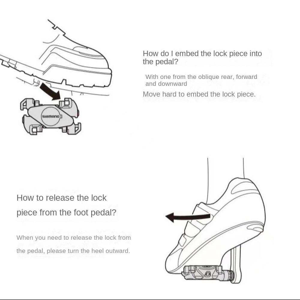 Cleats Set Mountain Bike Shoes Cleats Bike Shoe Calas Bicycle Riding Bicycle