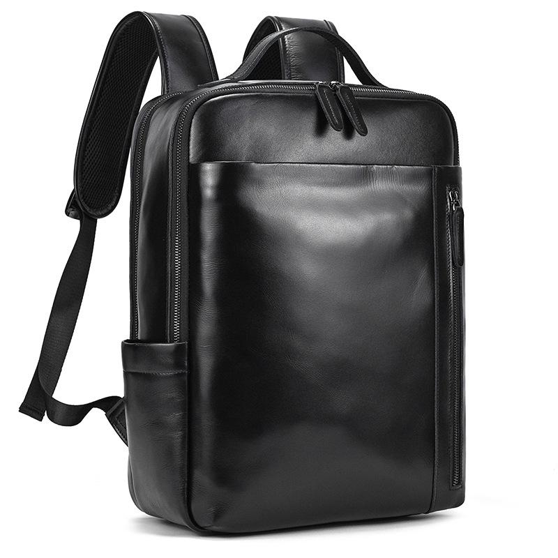 Vintage Crazy Horse Leder Rucksack für Damen und Herren - Echte Leder Reise- und Schultasche
