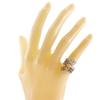 LOUIS VUITTON Ring Flower Full Ring M68130 Silver metallic #5.1(US Size) 5.0g Women Used