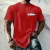 Men's Vintage Texture Printed Short Sleeve T Shirt Loose Fit Casual Summer Daily Wear Top Soft Fabric Comfortable Design