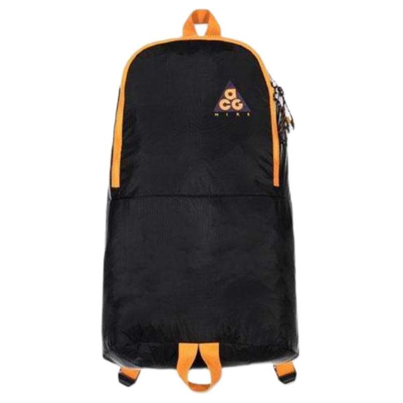 Nike Zip Closure Backpack Unisex Black & Yellow Casual BA5841-537 Casual BA5841-537