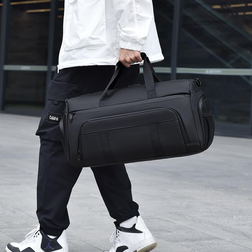 Waterproof Large-Capacity Swimming Fitness Bag, Men'S And Women'S Wet And Dry Separation Sports Shoulder Portable Travel Bag