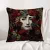 Art Abstract Women Art Cushion Cover Natural Linen Pillowcase Set AllinOne Decor Cushion Cover for Sofa Bedroom Chair