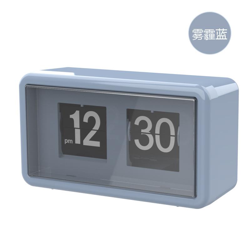 

Time Display Digital Desk Table Clock Retro Auto Flip Clock Wholesale Modern Calendar Clocks Automatic Page Turning Battery