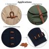 50pcs Reusable Wooden Toggle Buttons 2 Holes Design Wooden Sewing Buttons  For DIY Crafts