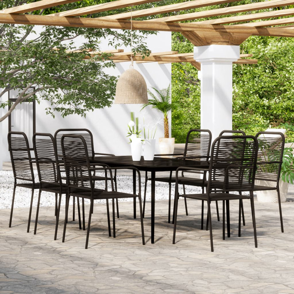 Ensemble à manger de jardin 9 pcs