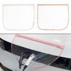 Waterproof Magnetic Car Charging Port Cover with Thickened Layer All Weather Protection and Clear Visibility for EV Chargers