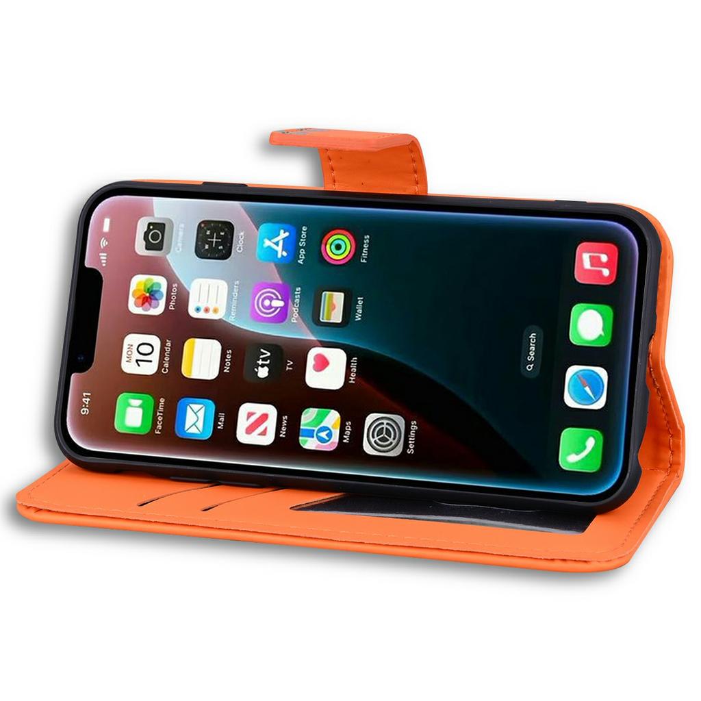 For iPhone 16e Case Cartoon Pattern Wallet Leather Phone Cover