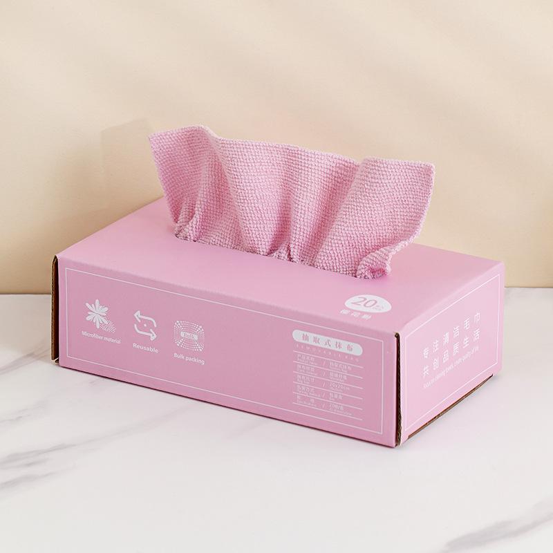 Super Soft Microfiber Cleaning Cloths - Highly Absorbent Reusable Dish Towels Quick-Dry Pull-out Dish Multipurpose Kitchen Towels