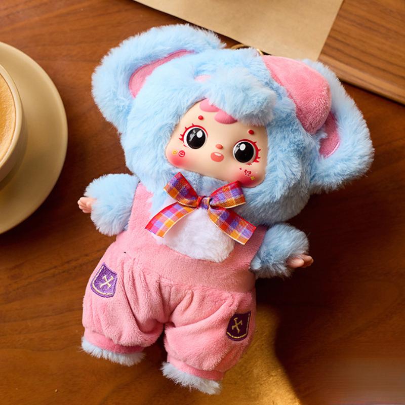 Kawaii Samuel Coffee Shop Series Plush Blind Box Doll Bag Pendant Vinyl Action Figures Collectible Toys Mystery Box Gift