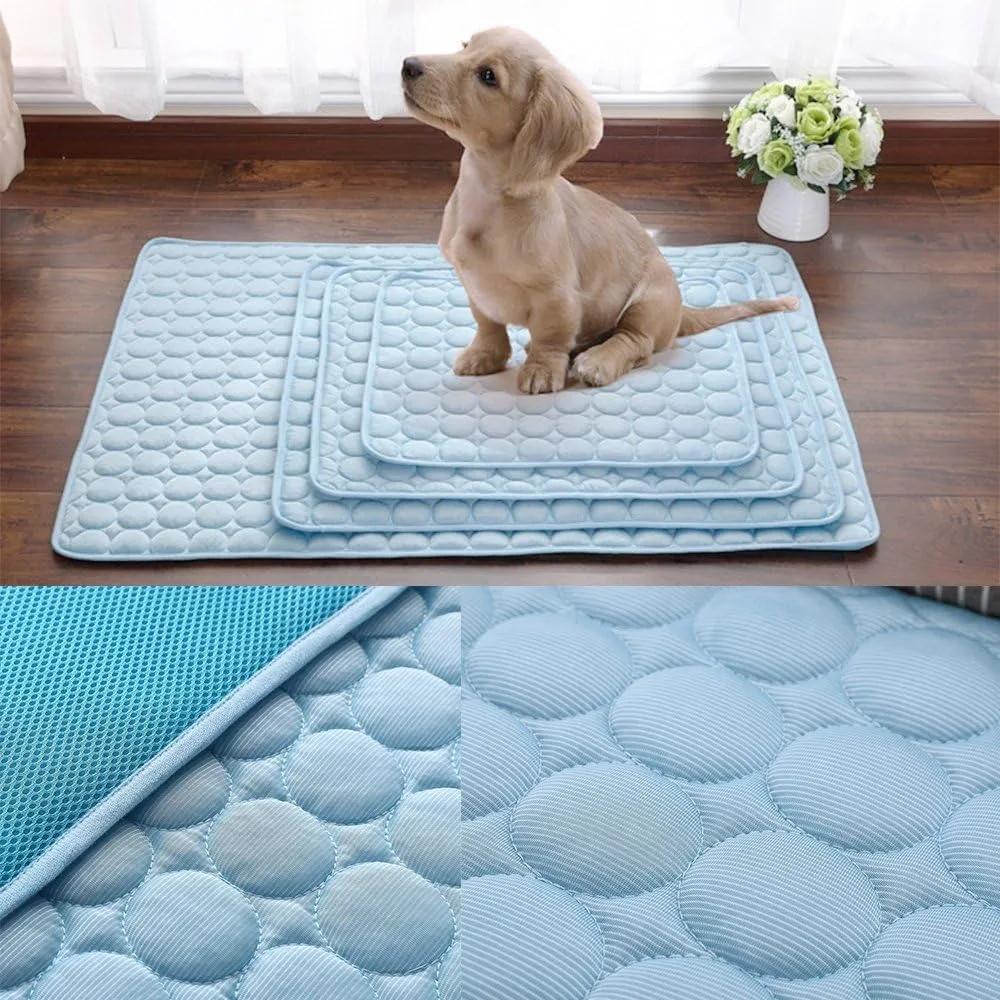 Pet Mat Summer Cooling Dog Pad For Dogs Cat Blanket Sofa Breathable Pet Bed Mat Washable Self Cooling Cat Ice Pad Pet Supplies