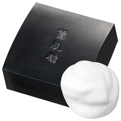 Sekkisei Gesichtsreinigung Essenz Seife 120g Gesichtsreinigung Seife Poren Japanische Kräuter Schönheitsseife Mattheit Akne Schwarz