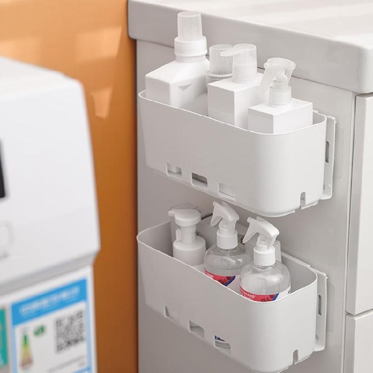 2 Pieces Multi-function Wall Mount Bathroom Organization Kitchen Organizer