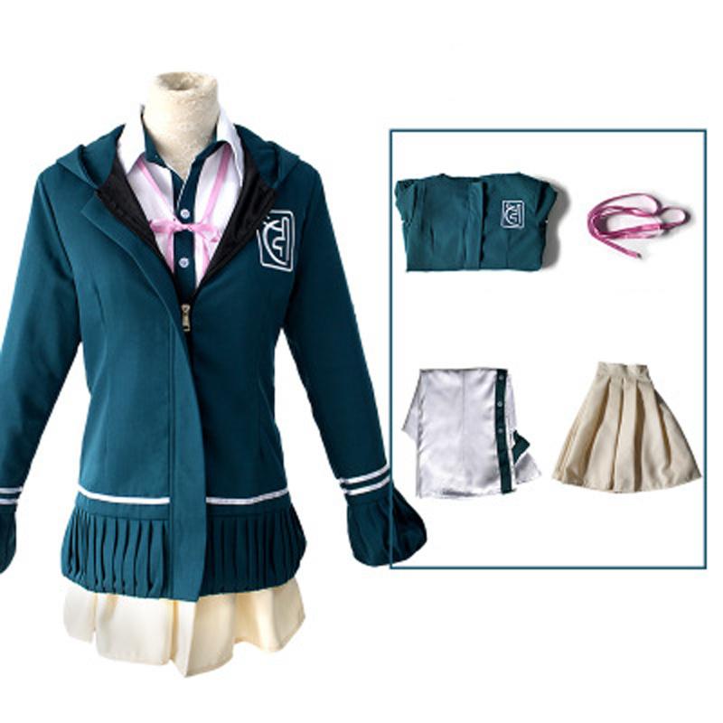 Scione Chiaki Nanami Cosplay Costume Danganronpa 2 School Uniform Japanese Anime Cosplay Costumes Set