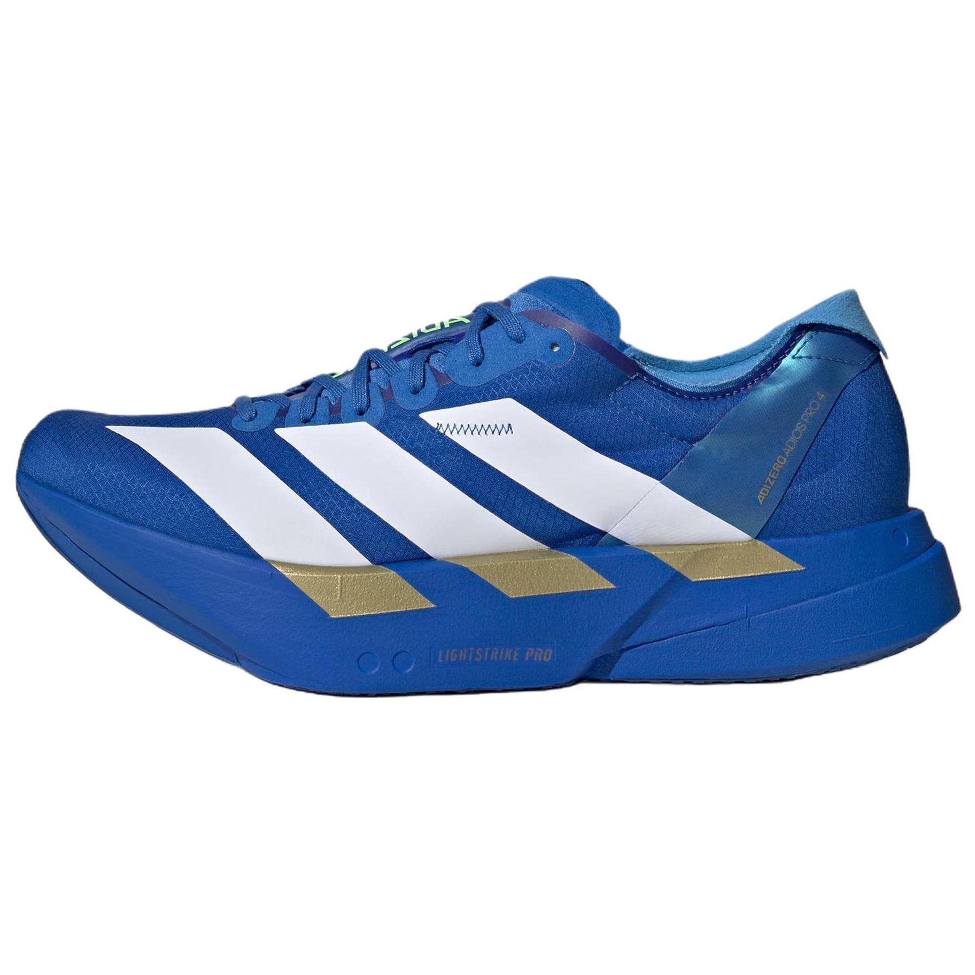 

Adidas Adizero Adios Pro 4 Rebound Abrasion Resistant Slip Resistant Marathon Racing Running Shoes Men s Blue JP6622 44